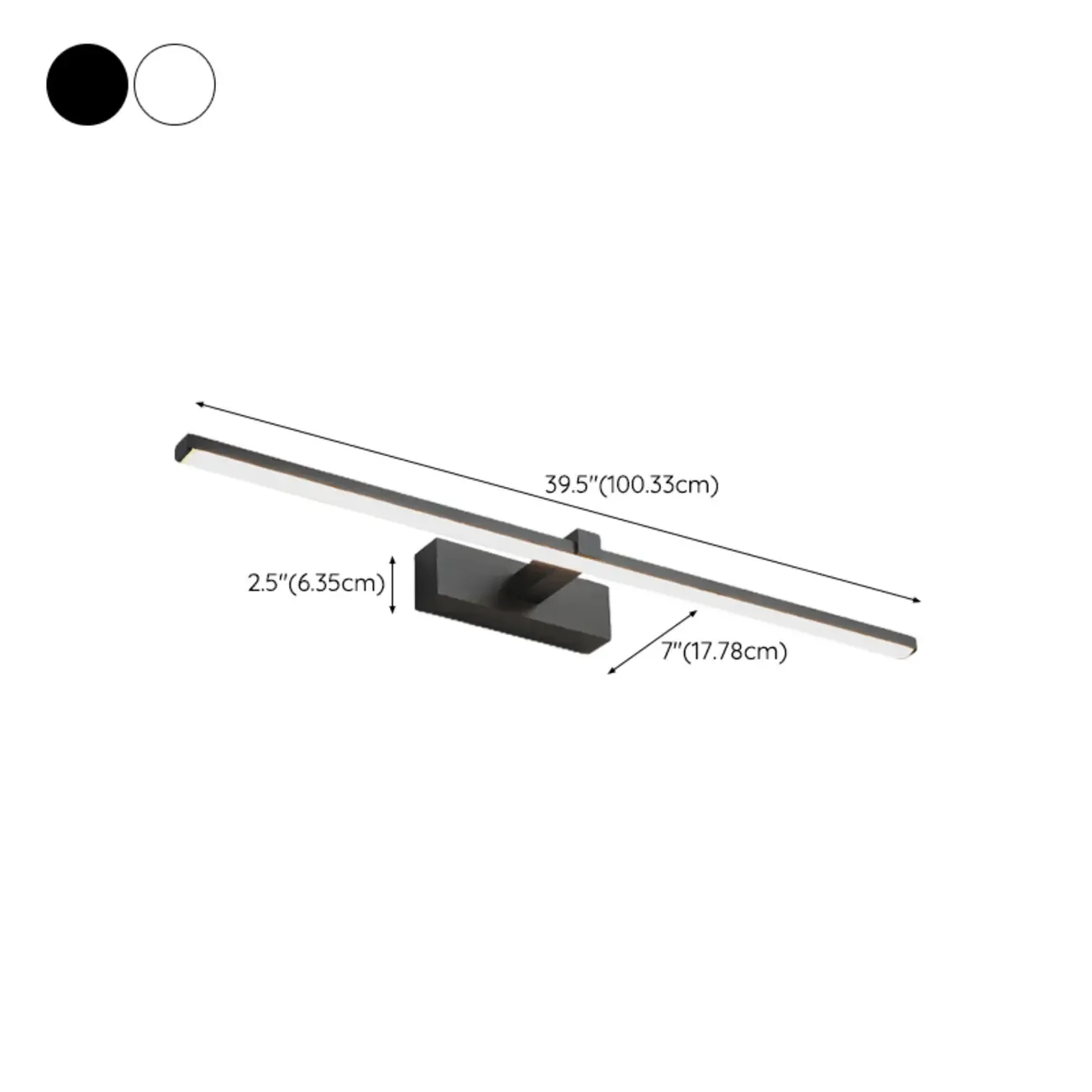 Contemporary Bathroom Wall-Mounted Vanity Lights with Shade Image - 28
