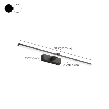 Contemporary Bathroom Wall-Mounted Vanity Lights with Shade Image - 28