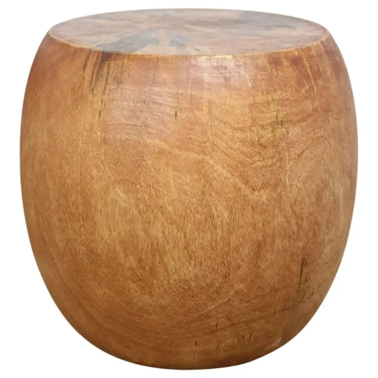 Wood Hour Glass End Table in an Art Deco Style Image - 2