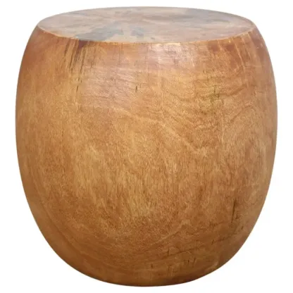 Wood Hour Glass End Table in an Art Deco Style Image - 2