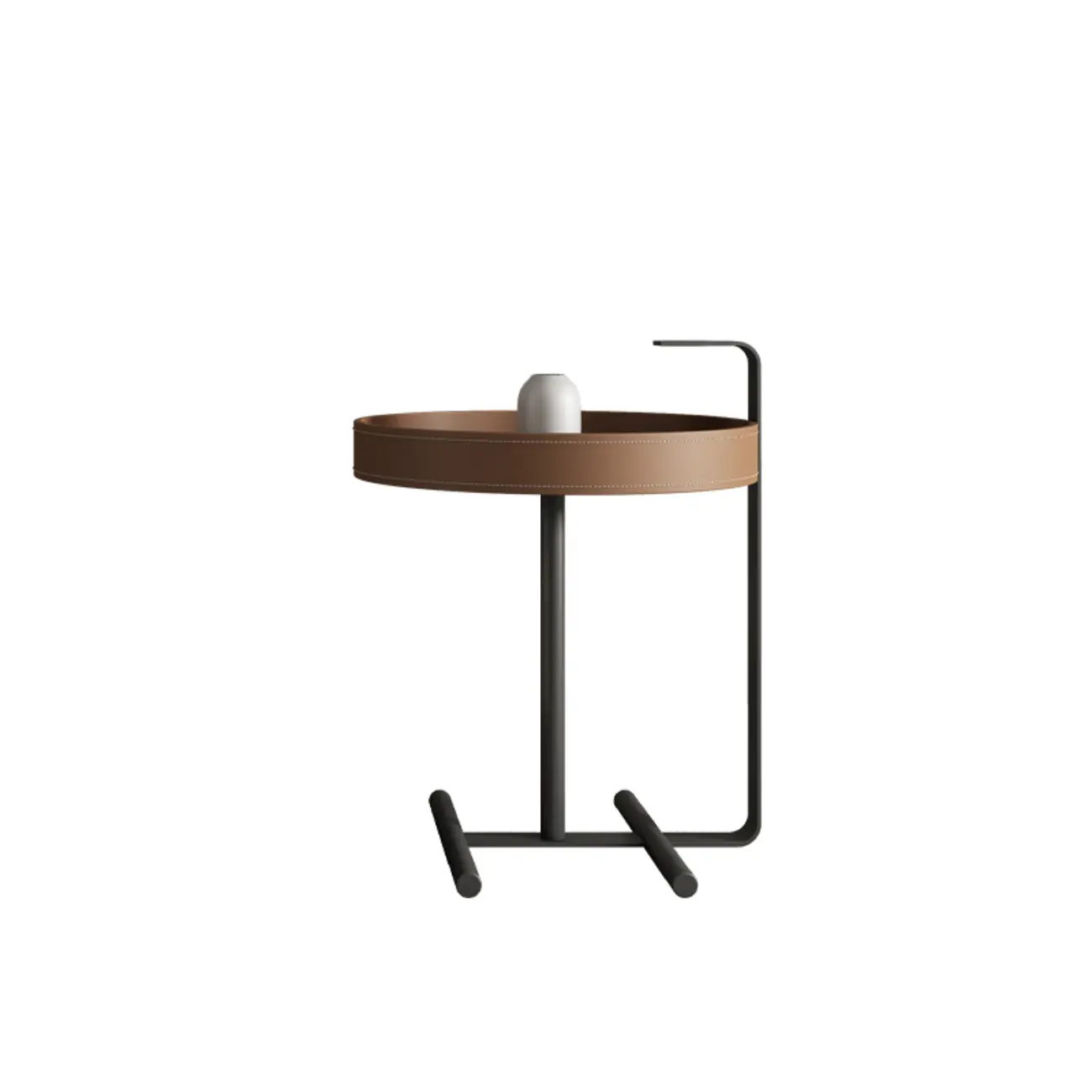 Modern Round Beige Coffee Table with Storage for Living Room Image - 9 | homeyfad