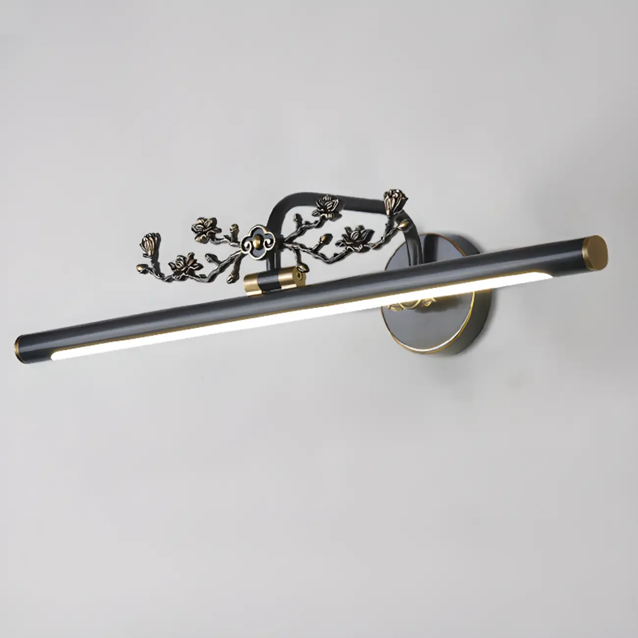 Straight-Line Bathroom Vanity Lights with Metal Holder Image - 10
