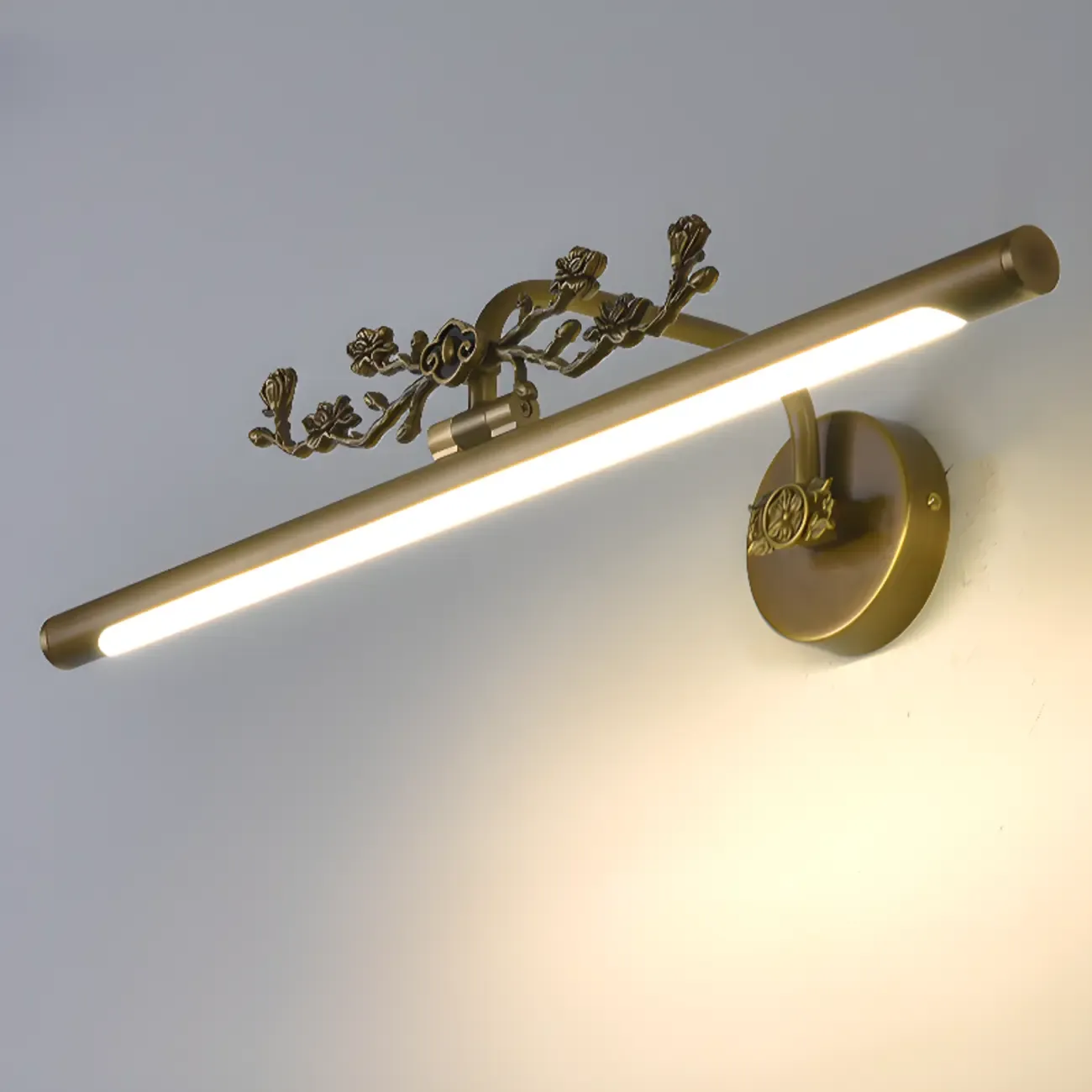 Straight-Line Bathroom Vanity Lights with Metal Holder  Image - 13