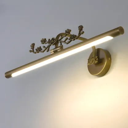 Straight-Line Bathroom Vanity Lights with Metal Holder  Image - 13