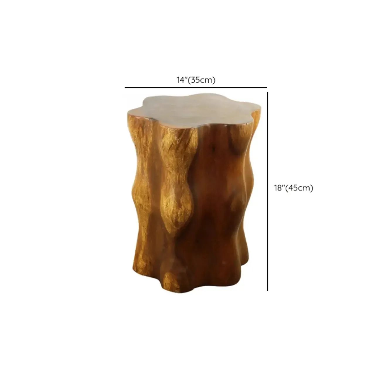 Wood Hour Glass End Table in an Art Deco Style Image - 16