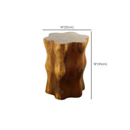 Wood Hour Glass End Table in an Art Deco Style Image - 16