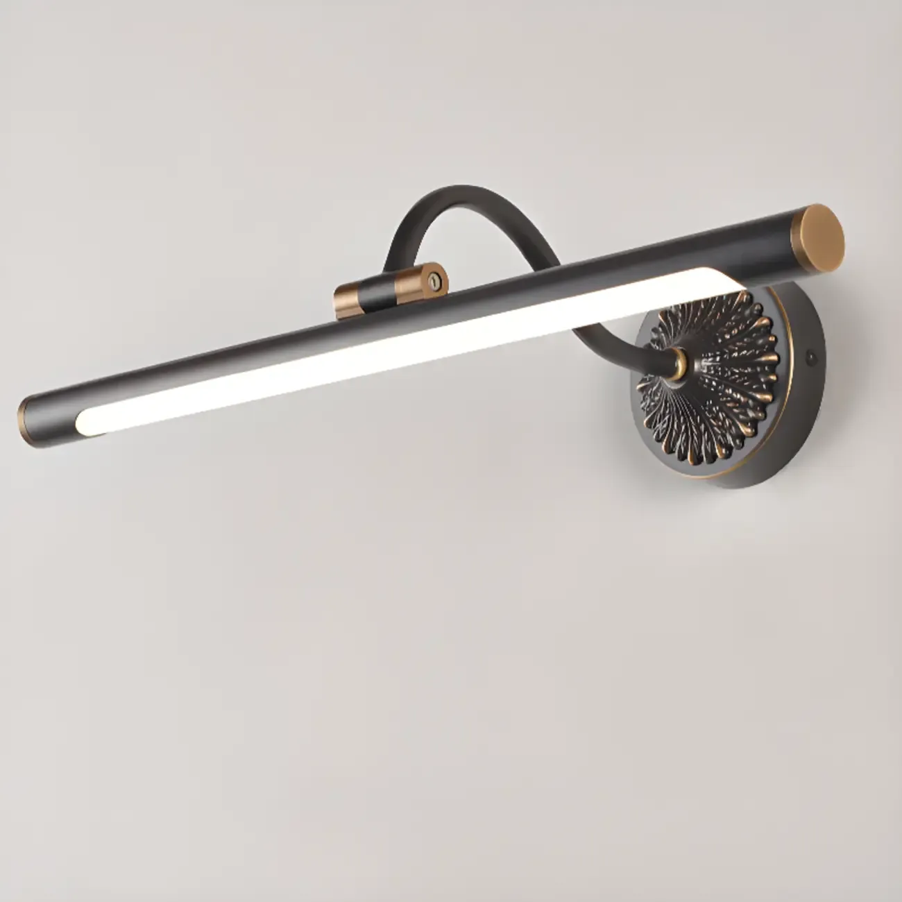 Straight-Line Bathroom Vanity Lights with Metal Holder Image - 15