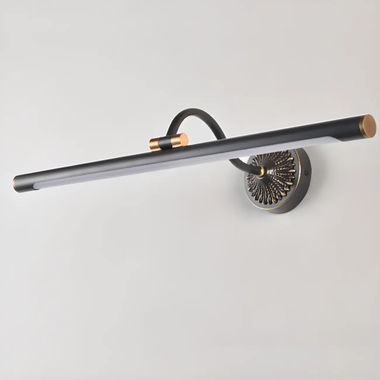 Straight-Line Bathroom Vanity Lights with Metal Holder  Image - 17 | homeyfad