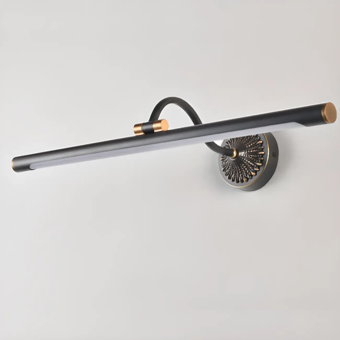 Straight-Line Bathroom Vanity Lights with Metal Holder Image - 17
