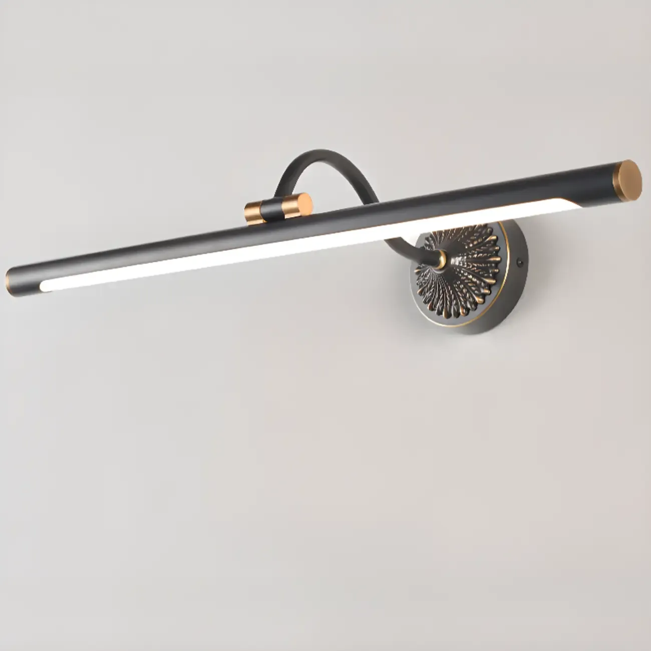 Straight-Line Bathroom Vanity Lights with Metal Holder Image - 18