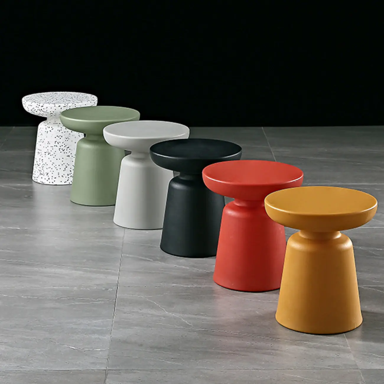 Nordic Round Matte Small Household Sofa Side Table Image - 8 | homeyfad