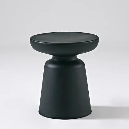 Nordic Round Matte Small Household Sofa Side Table Image - 9