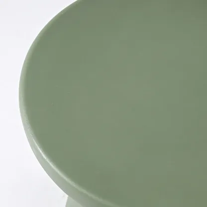 Nordic Round Matte Small Household Sofa Side Table Image - 10
