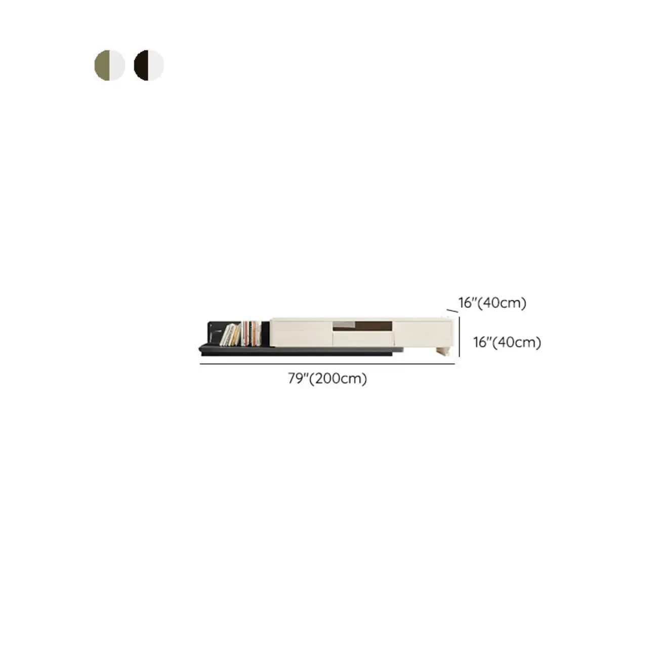 Durable Wooden TV Stand with Storage & Cable Management Image - 10 | homeyfad