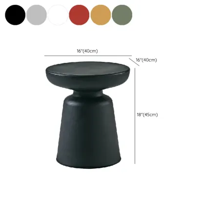 Nordic Round Matte Small Household Sofa Side Table #size