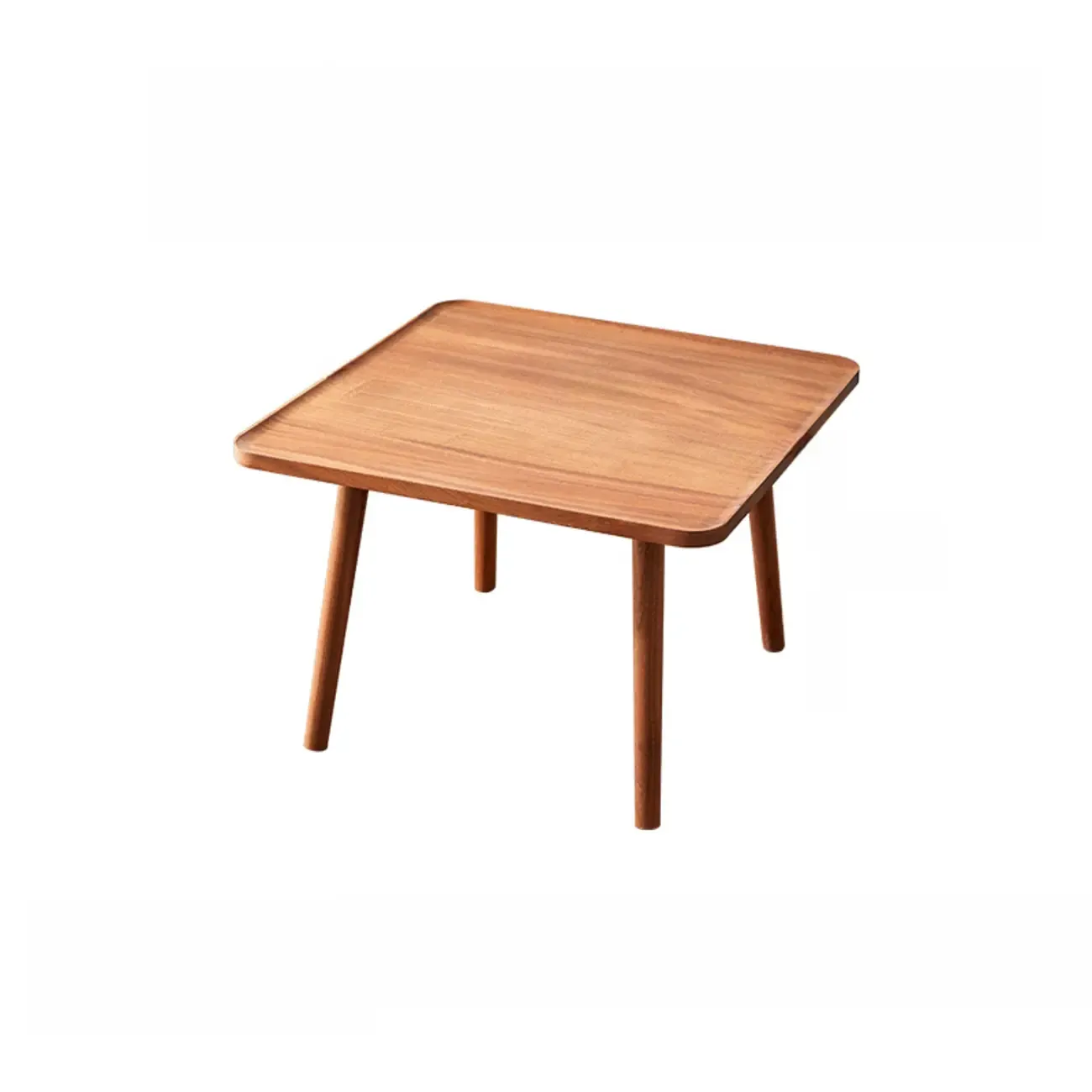 Flower-Shaped Modern Wooden End Table for Living Room | Homeyfad