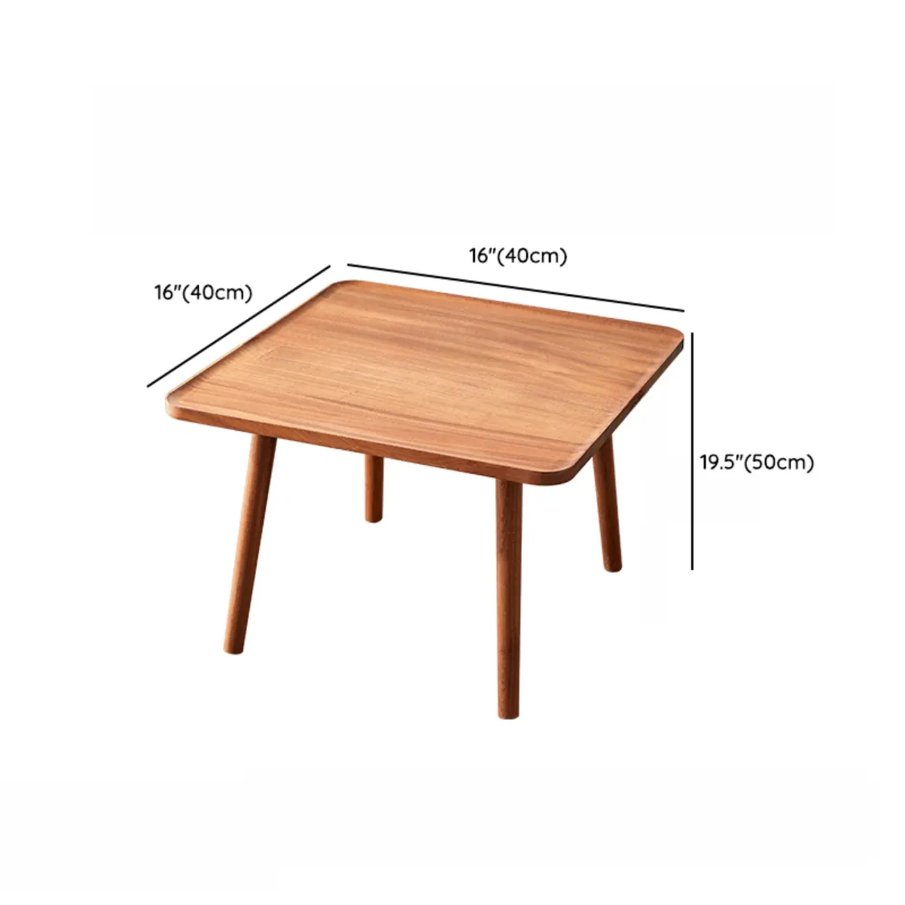 Modern Wooden Flower-Shaped Side Table for Living Room Image - 16 | homeyfad