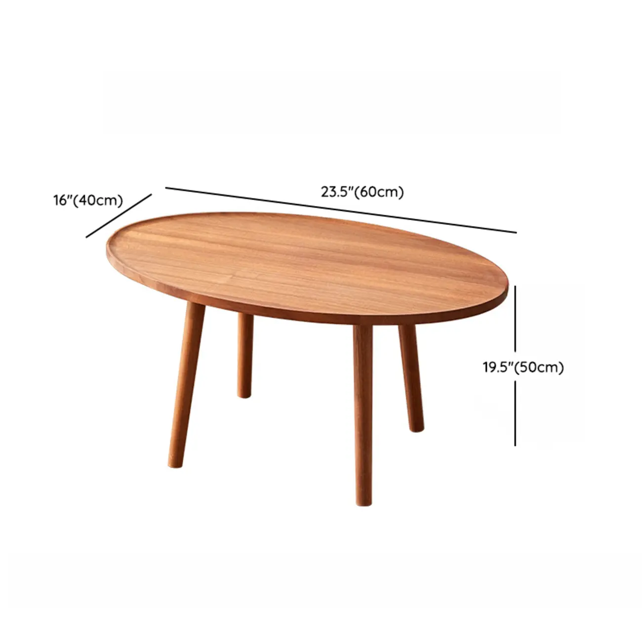 Modern Wooden Flower-Shaped Side Table for Living Room Image - 17 | homeyfad