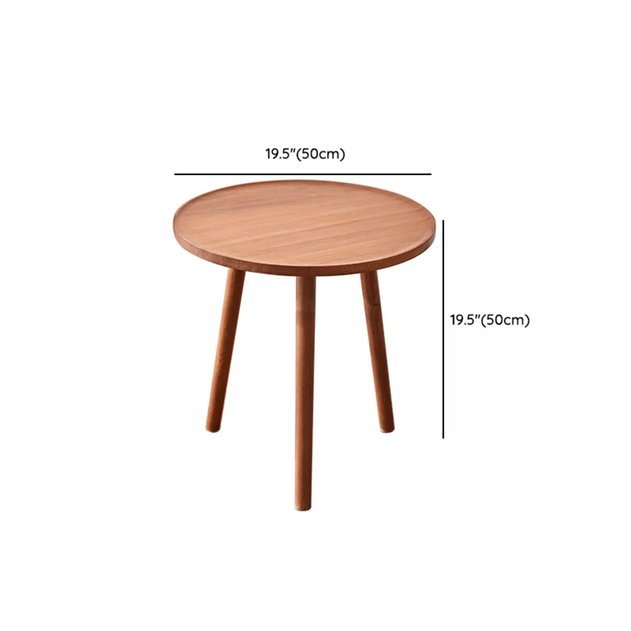 Modern Wooden Flower-Shaped Side Table for Living Room Image - 19 | homeyfad