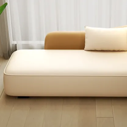 Modern Upholstered Reclining Chaise Chairs for Living Room with 2 Pillows Image - 11