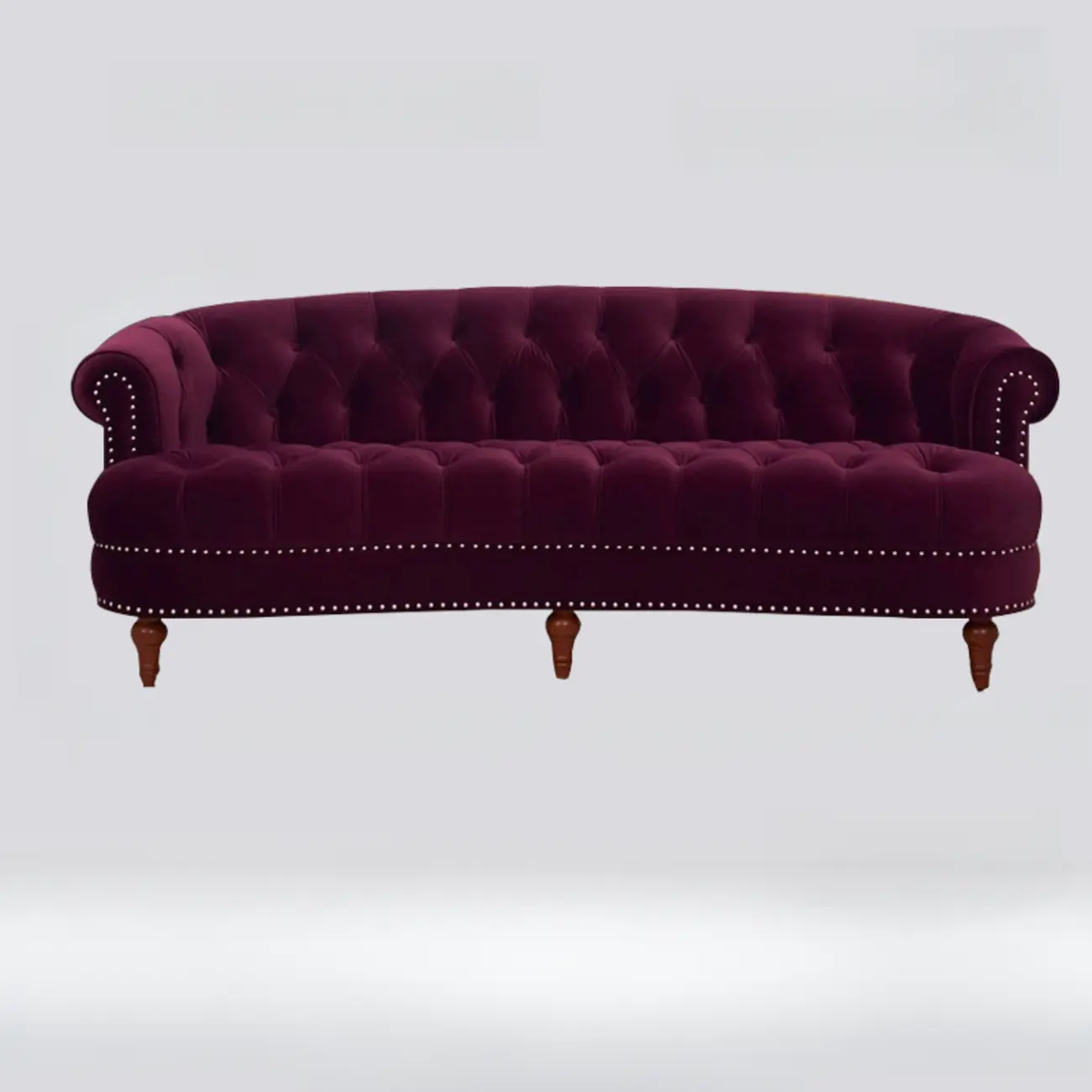 81.5" Classic Leather Flannel Loveseat 3 Seater Tuxedo Arm Sofa  Image - 7 | homeyfad