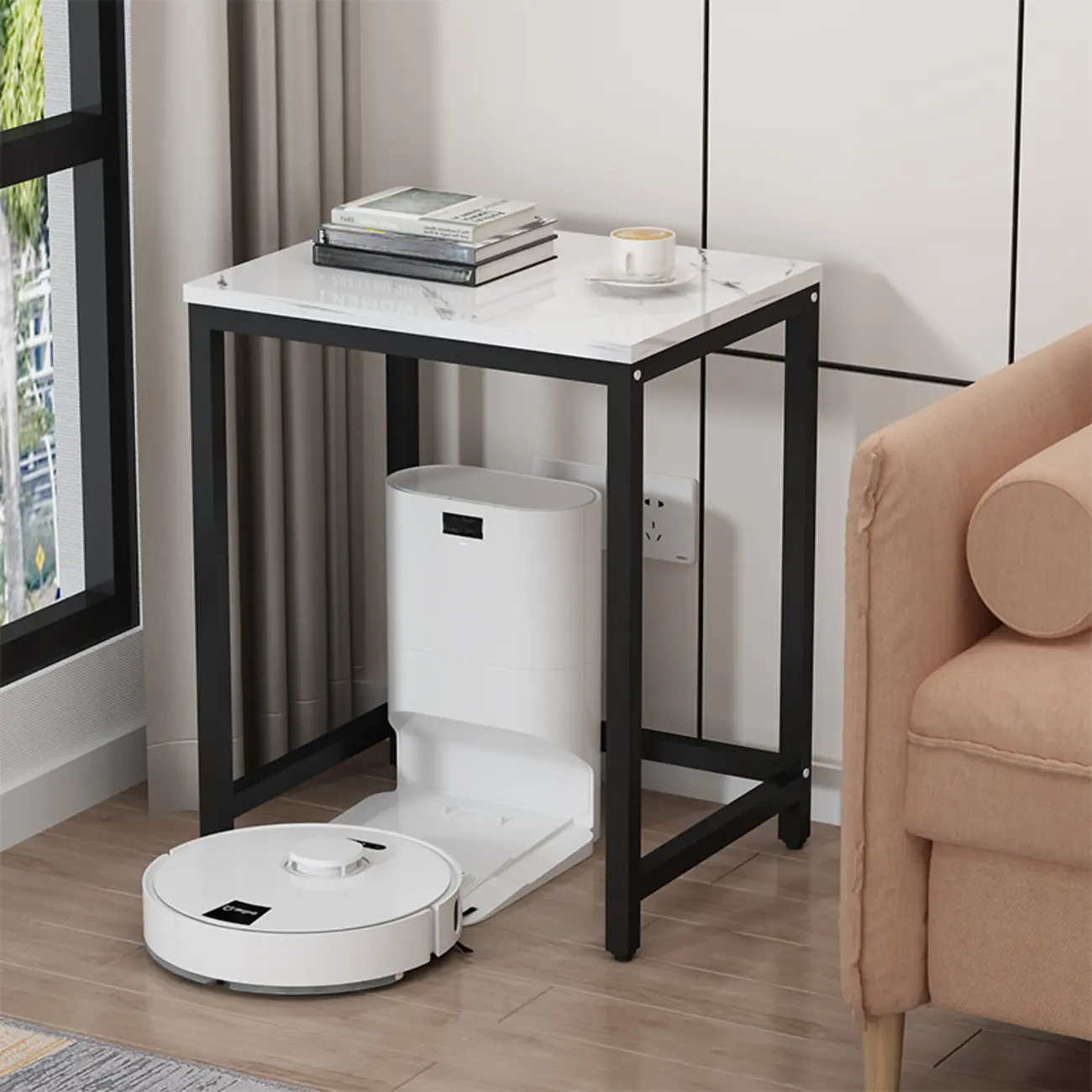 Modern Marble Sofa Side Table Image - 2 | homeyfad