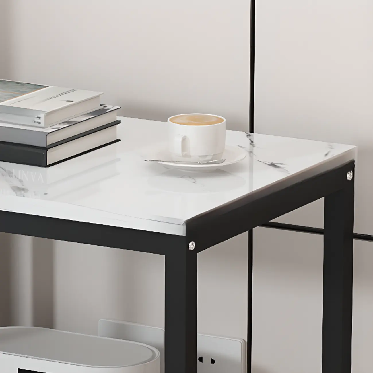 Modern Marble Sofa Side Table Image - 6 | homeyfad