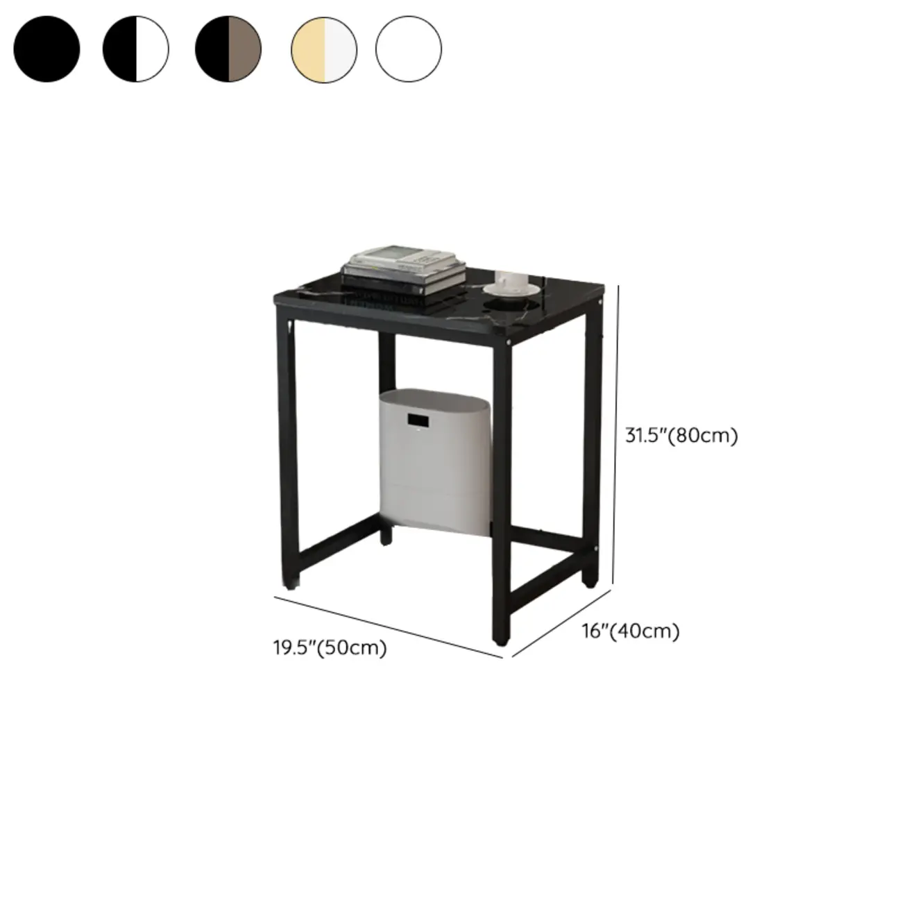 Modern Marble Sofa Side Table #size | homeyfad