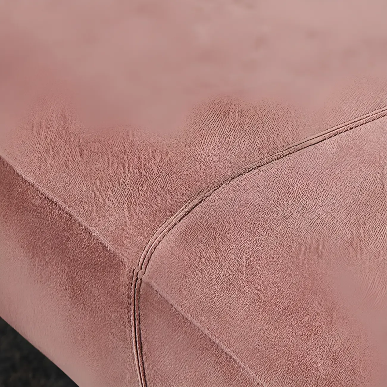 Glam Flannel Single 3 Seater Sofa in Multiple Colors Image - 10