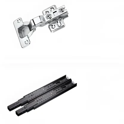 Modern Wooden Sideboard with Mirrored Accents and Storage Image - 11