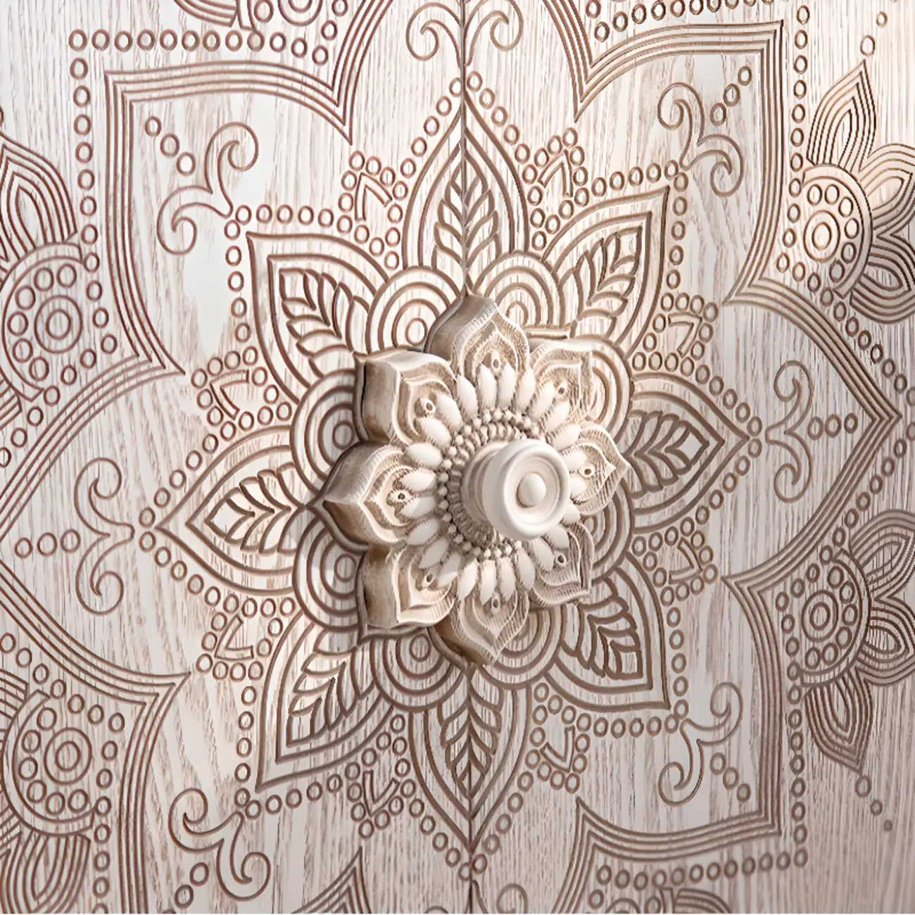 Rustic Freestanding Accent Cabinet for Living Room Decor Image - 11 | homeyfad