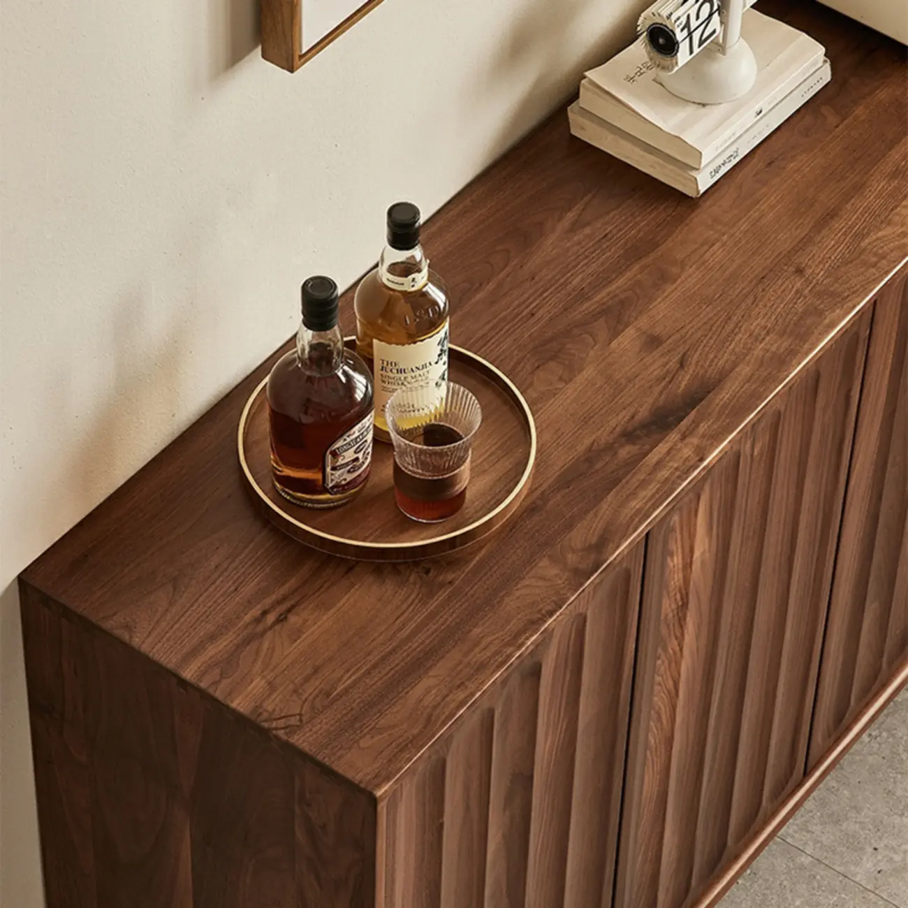 Scandinavian Pine Wood Accent Cabinet in Free-standing Image - 6 | homeyfad