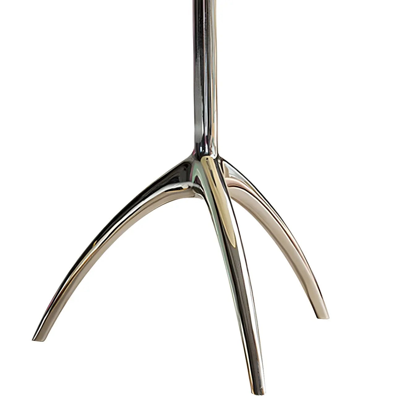 Yellow Glass Shade Metal Tripod Table Lamp for Living Room Image - 15 | homeyfad