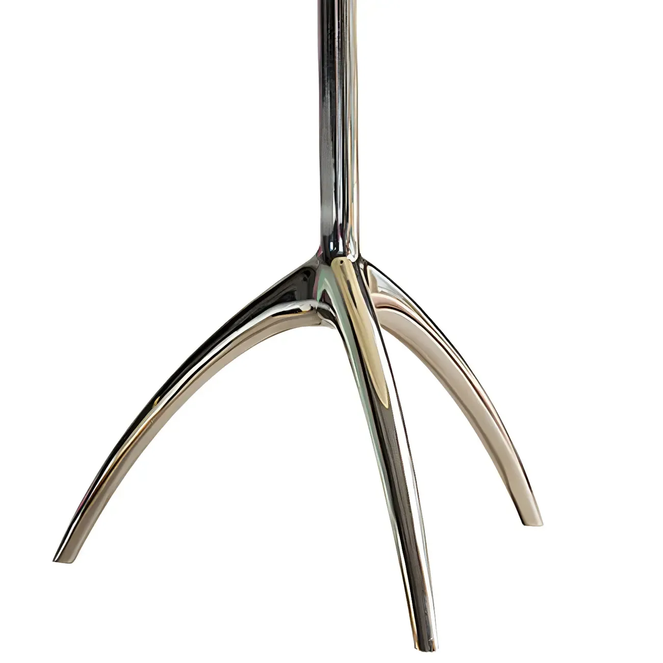 Yellow Glass Shade Metal Tripod Table Lamp for Living Room Image - 15