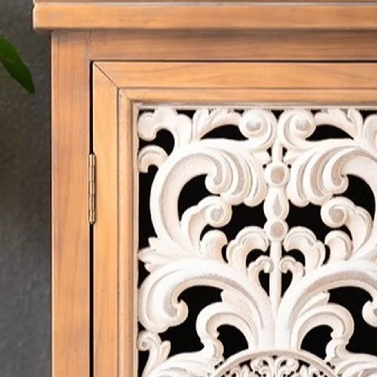 French Country Cabinet for Living Room with carved Doors Image - 16 | homeyfad