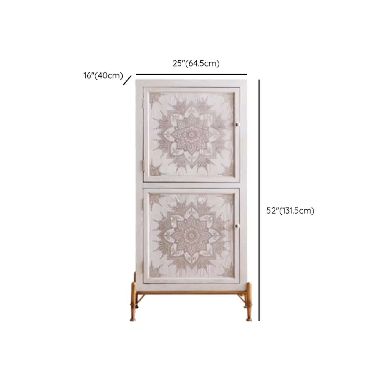 Rustic Freestanding Accent Cabinet for Living Room Decor Image - 16 | homeyfad