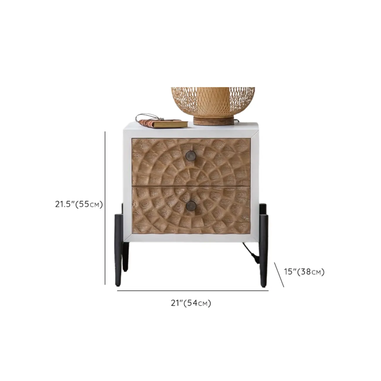 Rustic Accent Cabinet for Sitting Room with Natural Finish Image - 20 | homeyfad