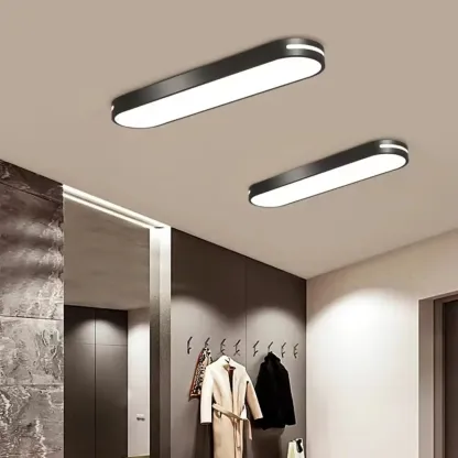Modern Flush Mount LED Ceiling Light for Living Room Image - 1