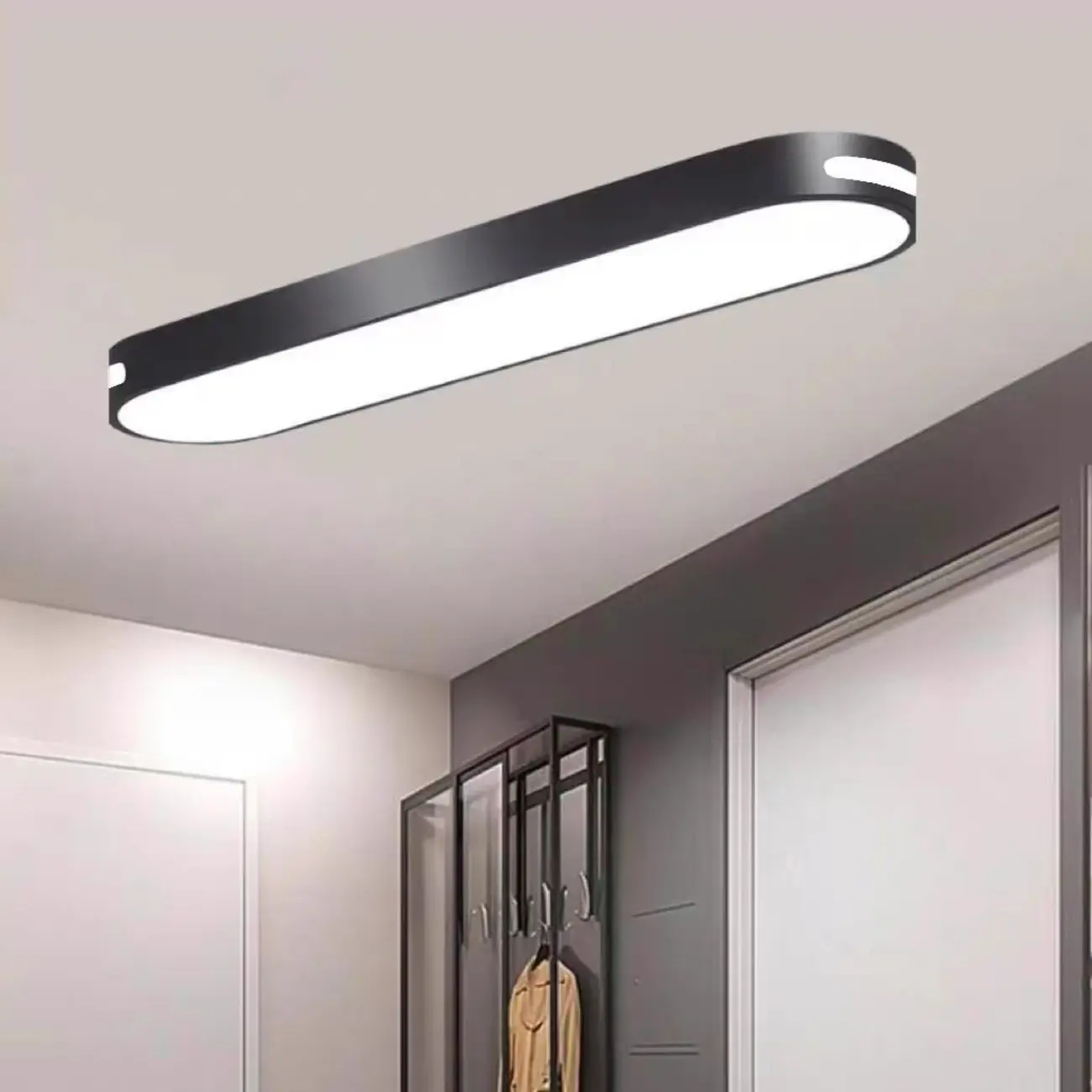 Modern Flush Mount LED Ceiling Light for Living Room Image - 2 | homeyfad