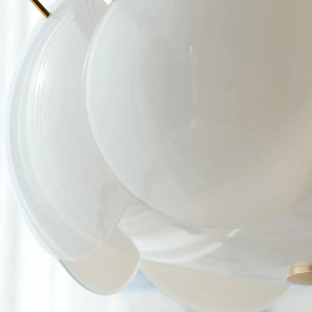 Geometric Round Ceiling Light Fixture for Modern Living Room Image - 16 | homeyfad