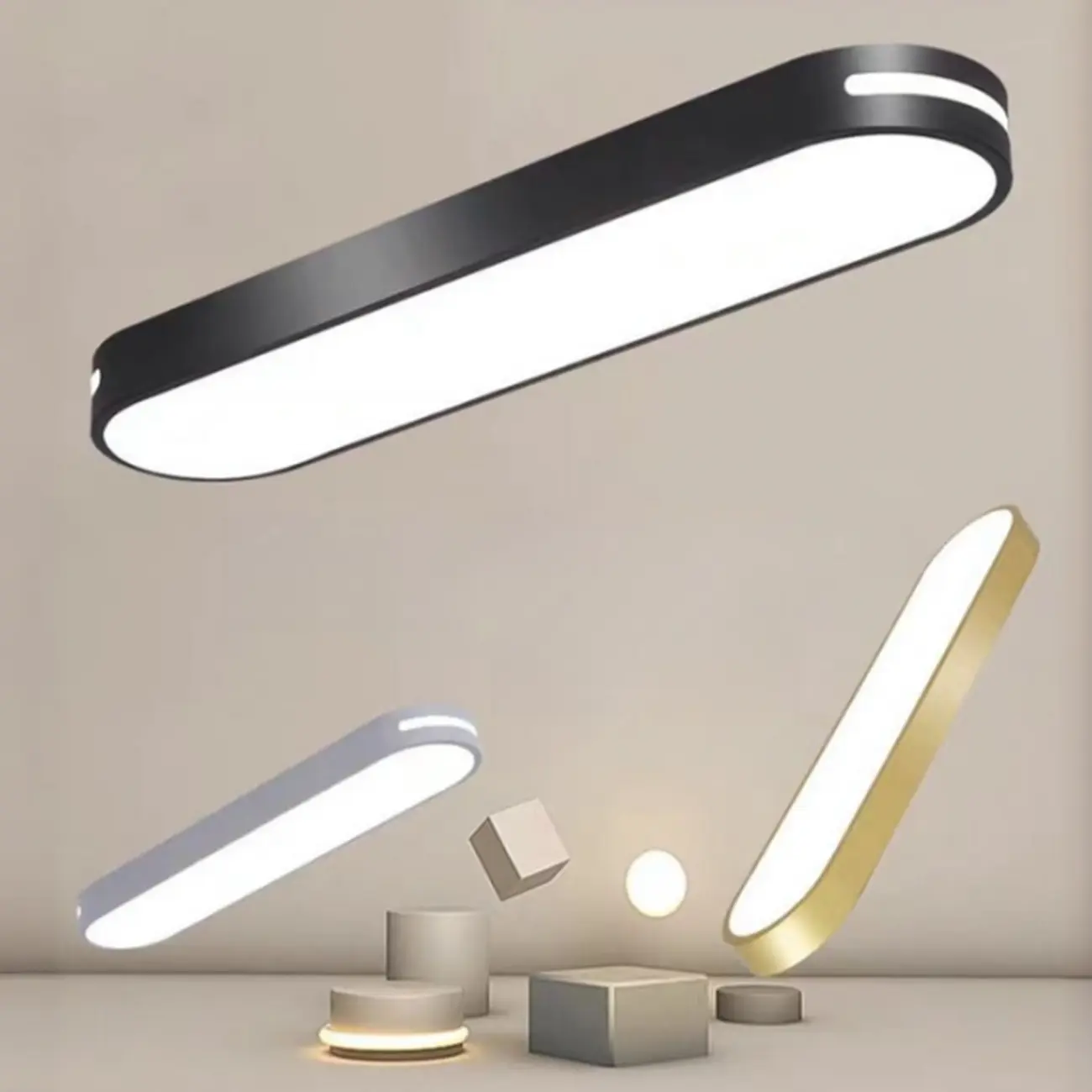 Modern Flush Mount LED Ceiling Light for Living Room Image - 21 | homeyfad