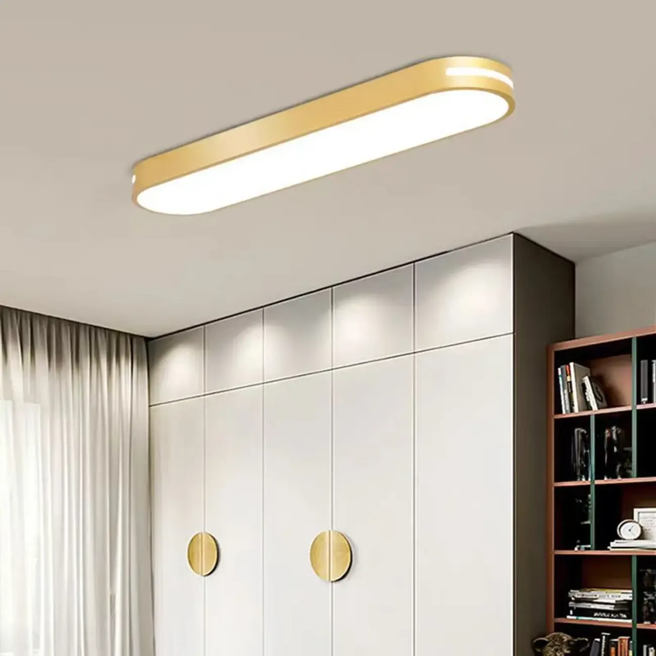Modern Flush Mount LED Ceiling Light for Living Room Image - 23