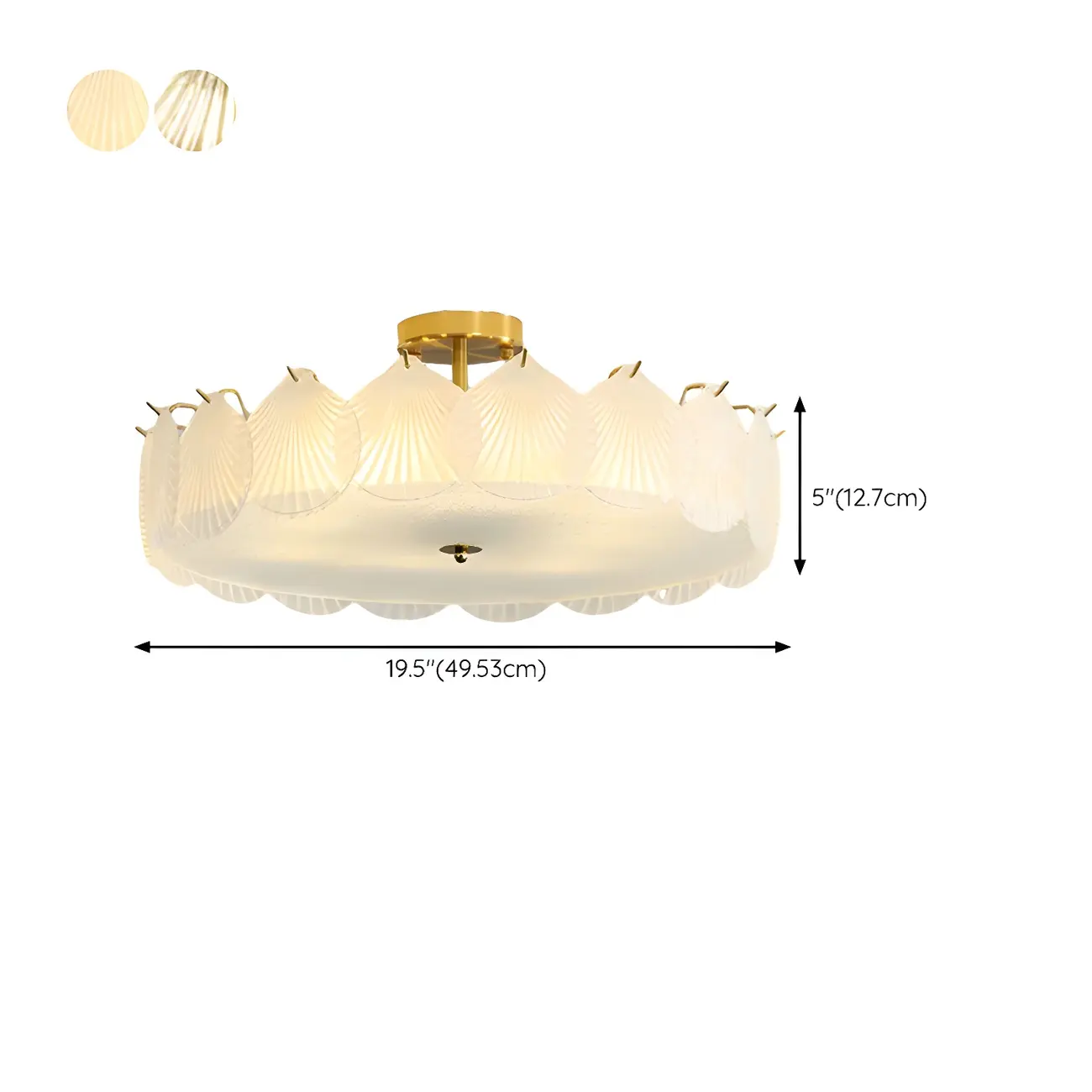 Geometric Round Ceiling Light Fixture for Modern Living Room Image - 37 | homeyfad