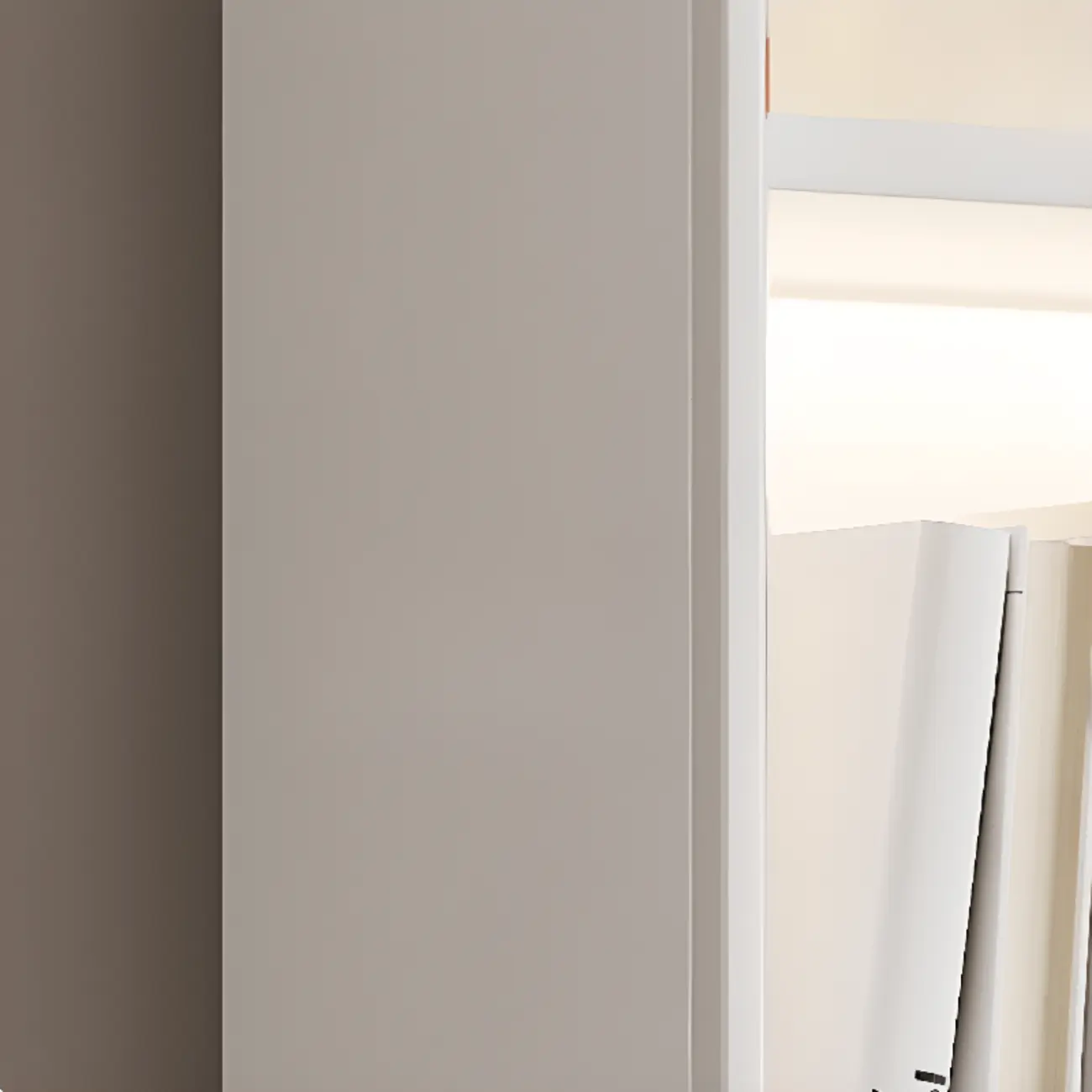 79" Modern Wooden Lighted Storage Cabinet for Indoor Display Image - 11 | homeyfad