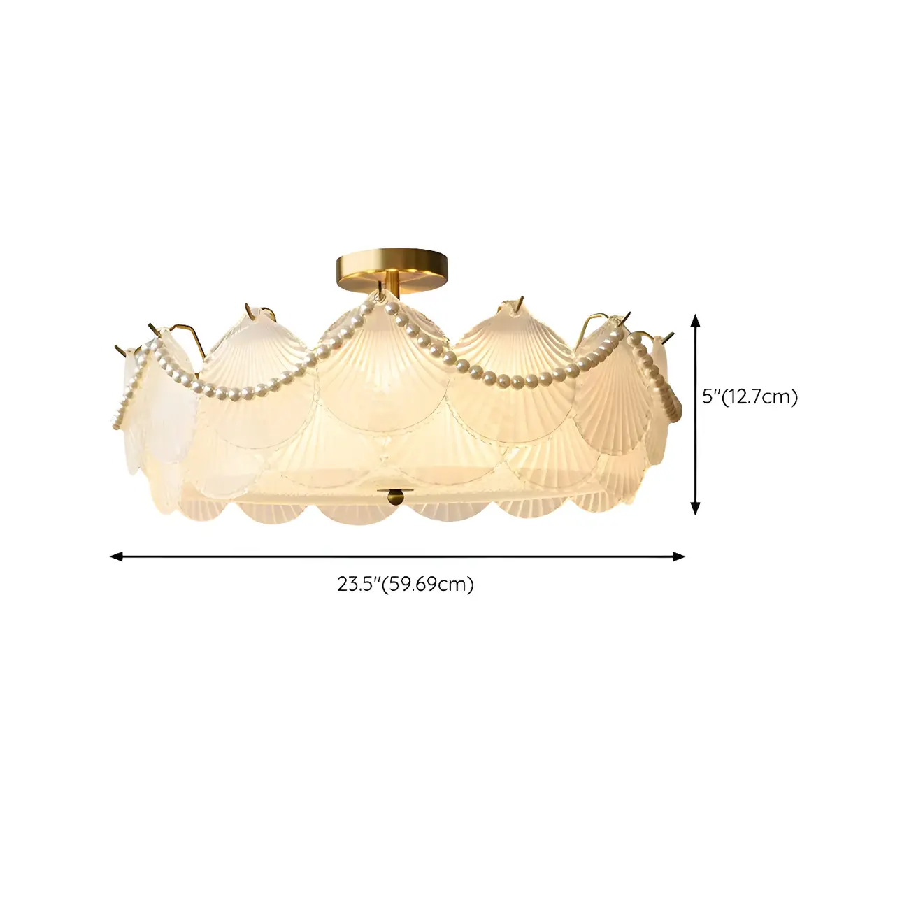 Geometric Round Ceiling Light Fixture for Modern Living Room Image - 44 | homeyfad