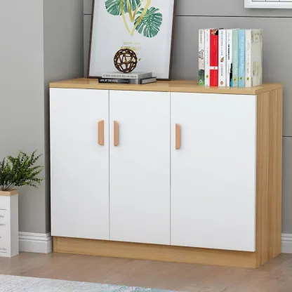 Modish Composite Wood Kitchen Cabinet for Kitchen Storage Image - 11