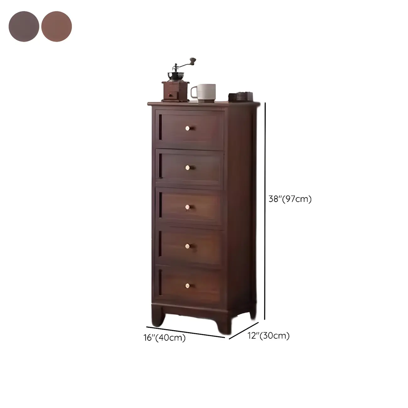 Industrial Rectangular Wooden Drawer Cabinet for Parlor Decor Image - 39 | homeyfad