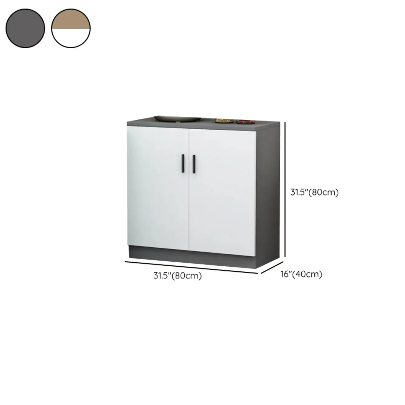 Modish Composite Wood Kitchen Cabinet for Kitchen Storage #size