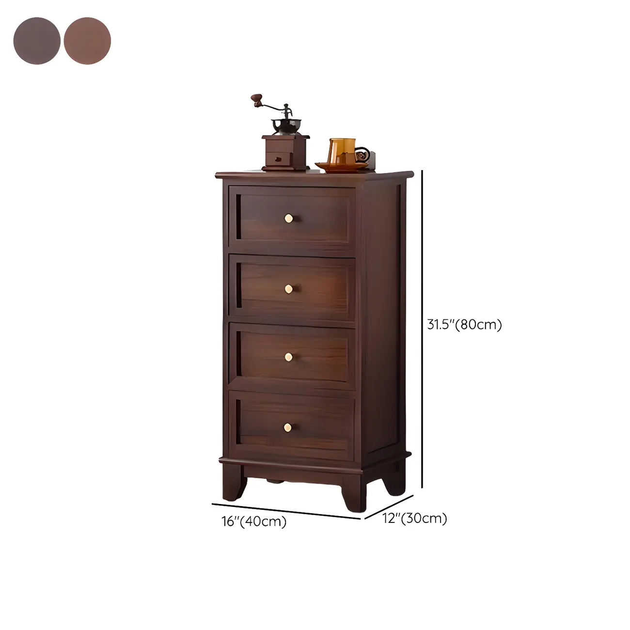 Industrial Rectangular Wooden Drawer Cabinet for Parlor Decor Image - 40 | homeyfad