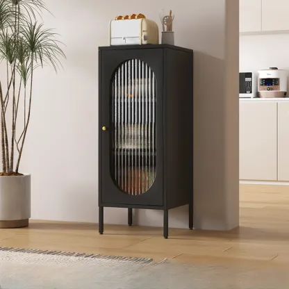 Stylish Accent Cabinet for Living Room with Doors & Drawers Image - 9